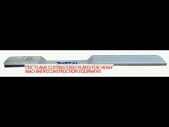 CNC alev kesme ağır makineler, inşaat ekipmanları için çelik levhalar
